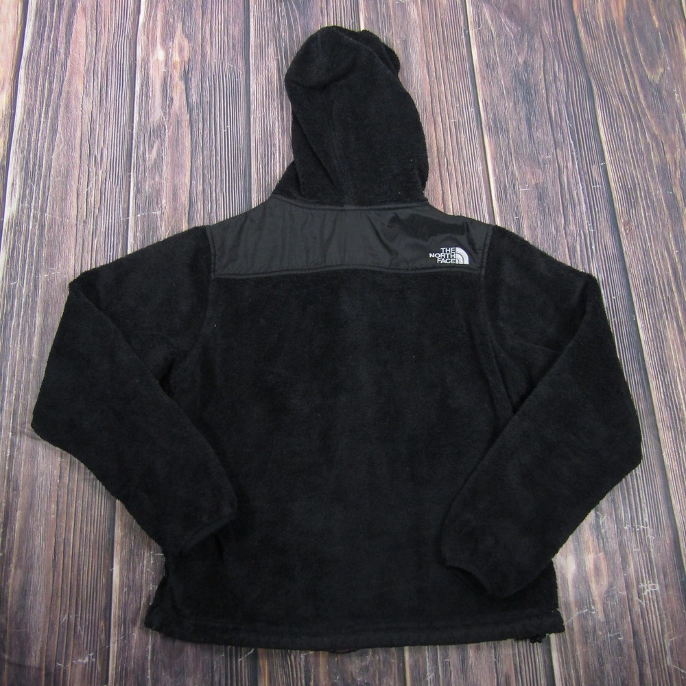 The North Face Jacket Womens Small Black Fleece Hooded Full Zip Lined Pockets - Picture 5 of 7